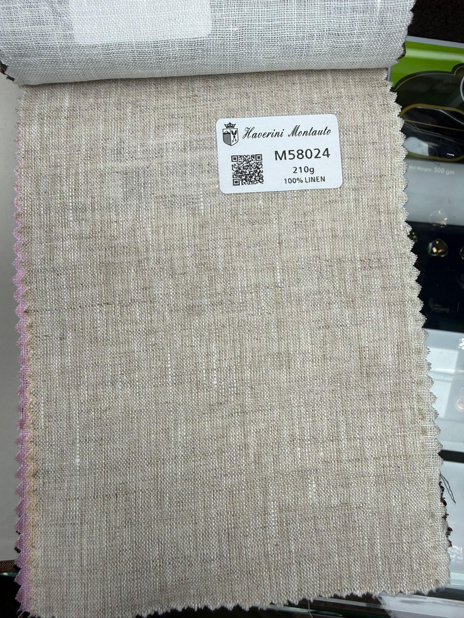 Italian 17 Linen Suit fabric